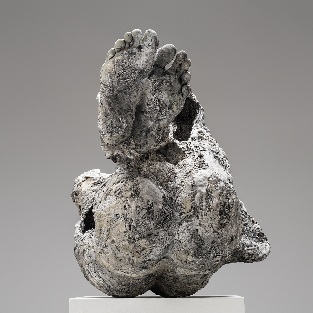 Still There, Plaster, Mixed Media
