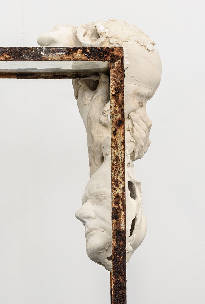 Witness; Plaster, steel