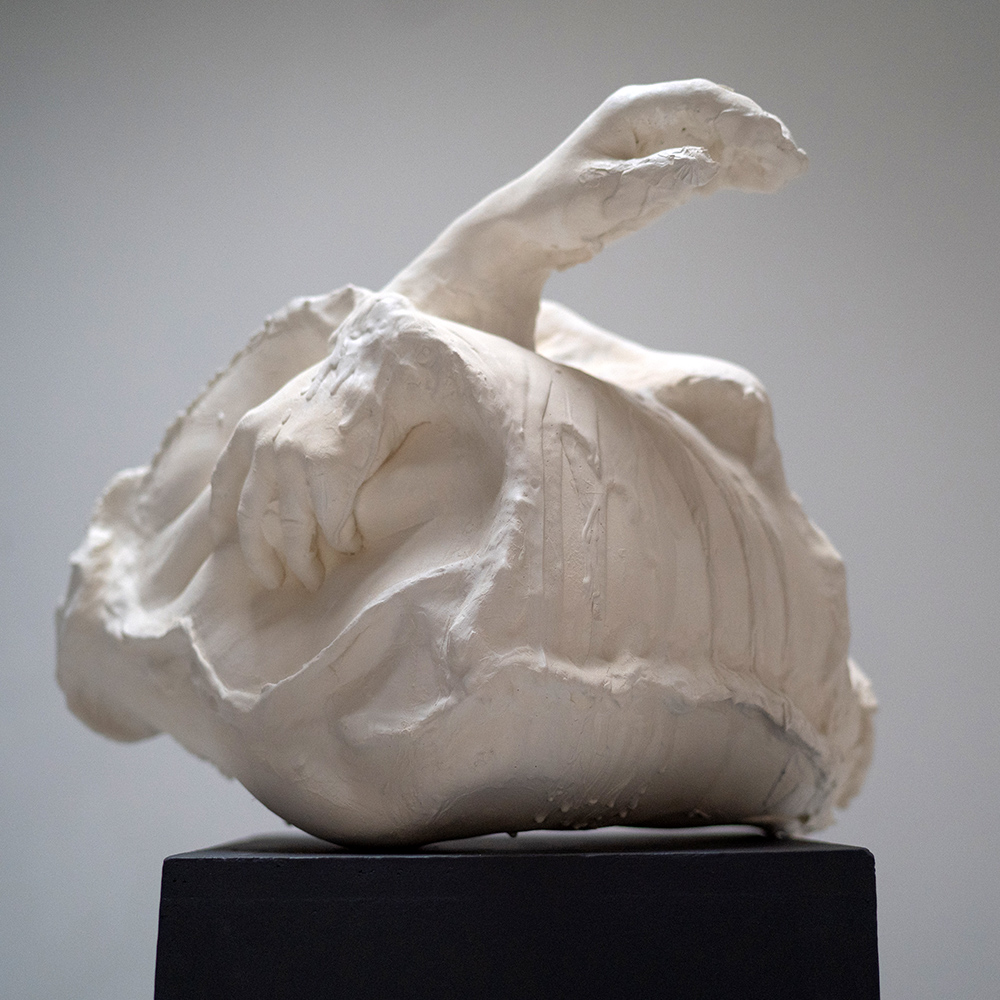 Dark Centre; Plaster, gesso