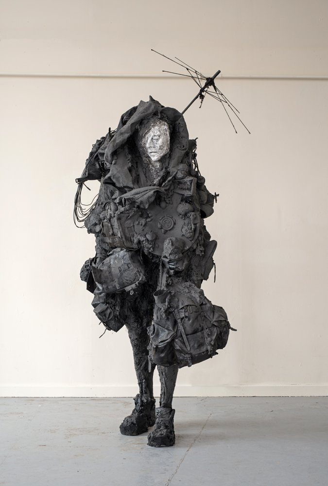 The Collector; mixed media